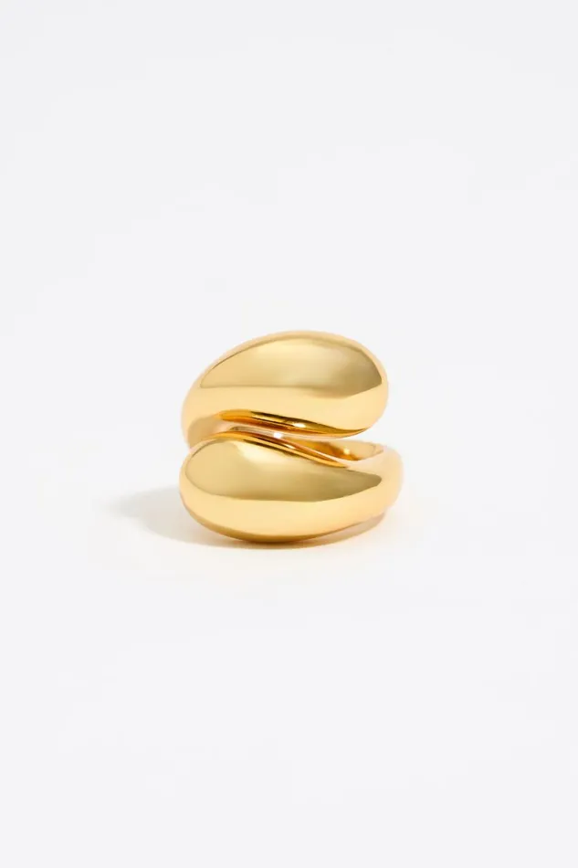Gold Spiral Ring Gold Women Bimba Y Lola Rings Gold Spiral Ring Gold Women Bimba Y Lola Rings