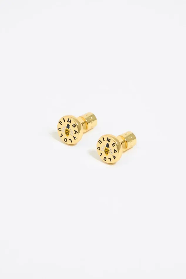 Golden Bee Logo Earrings Yellow Women Bimba Y Lola Jewelry Golden Bee Logo Earrings Yellow Women Bimba Y Lola Jewelry