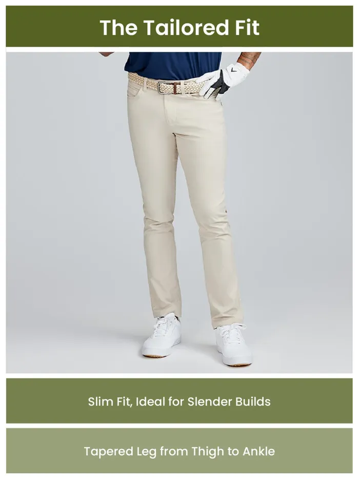 Golf Men Tasc Performance Motion Pant Tailored Fit 8211 Classic Navy
