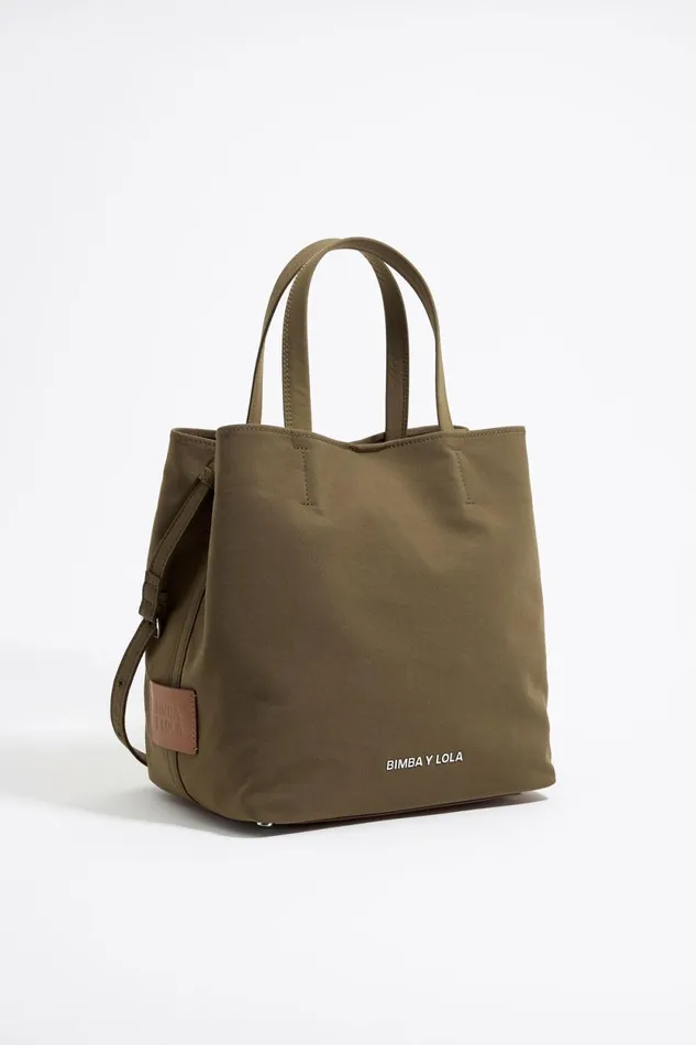 Grand Sac Chihuahua Gabardine Olive Olive Women Bimba Y Lola Crossbody Bags