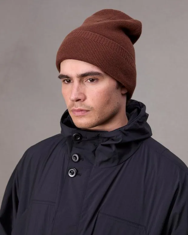 Hats and Gloves Men Rag and Bone Max Beanie Chocolate Brown