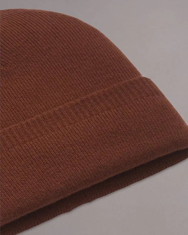 Hats and Gloves Men Rag and Bone Max Beanie Chocolate Brown