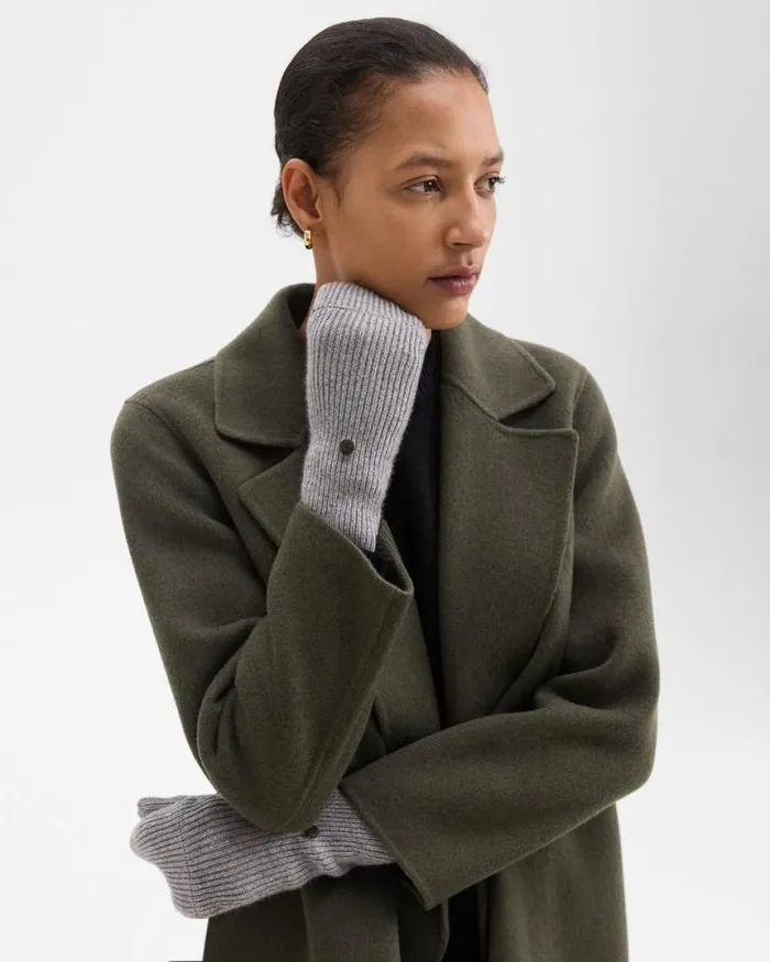 Hats Gloves Scarves Women Theory FoldBack Gloves In Cashmere Husky Hats Gloves Scarves Women Theory FoldBack Gloves In Cashmere Husky