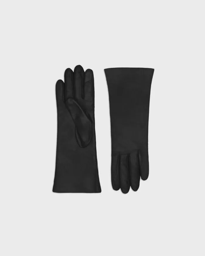 Hats Gloves Scarves Women Theory Tech Gloves In Leather Black Hats Gloves Scarves Women Theory Tech Gloves In Leather Black