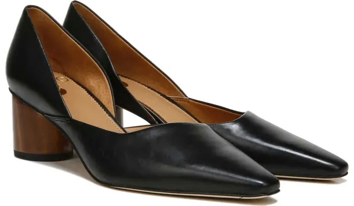 Heels Women Franco Sarto Sarto Rita Pump Black Leather