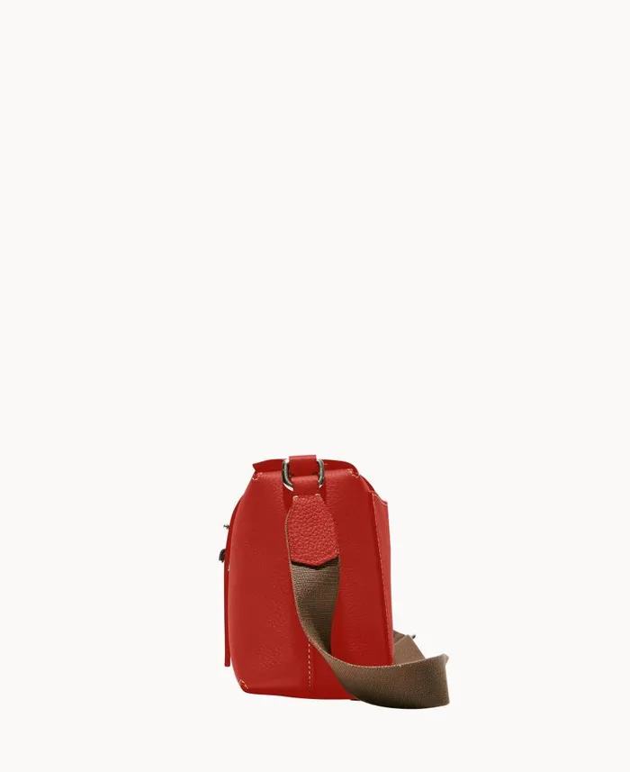 Henrys North South Foldover Crossbody Red Woman Dooney and Bourke Crossbodies Henrys North South Foldover Crossbody Red Woman Dooney and Bourke Crossbodies