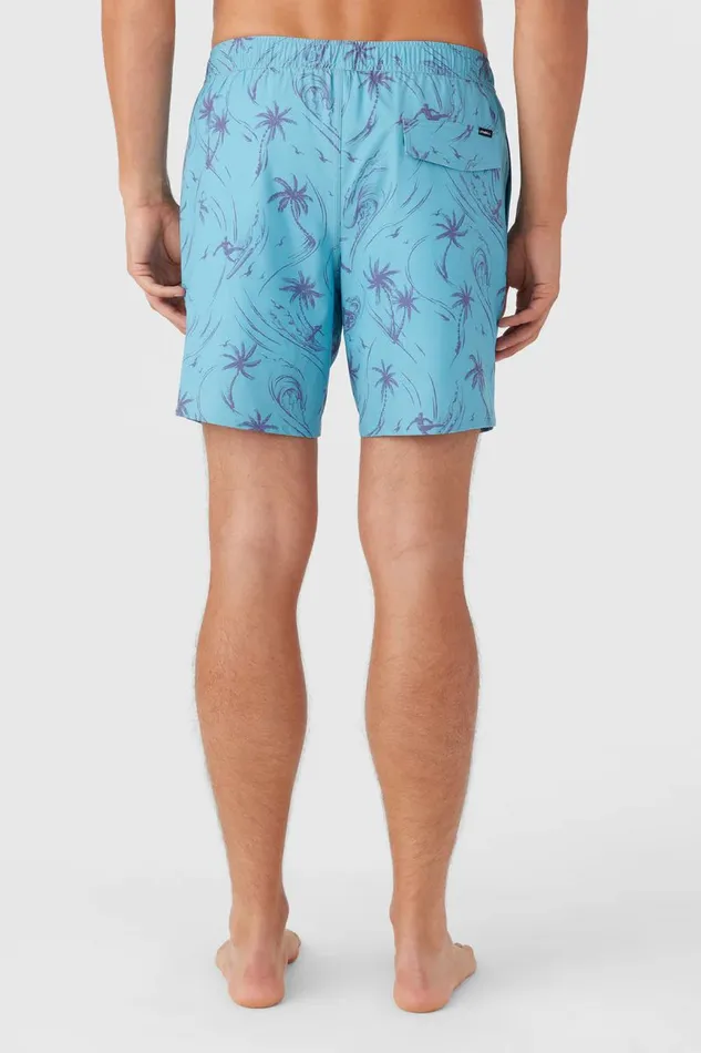 HERMOSA ELASTIC WAIST LINED 17034 SWIM TRUNKS Blue Fade Men O039NEILL Type