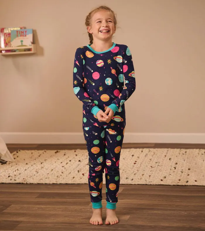 Interstellar Kids Organic Cotton Pajama Set Hatley