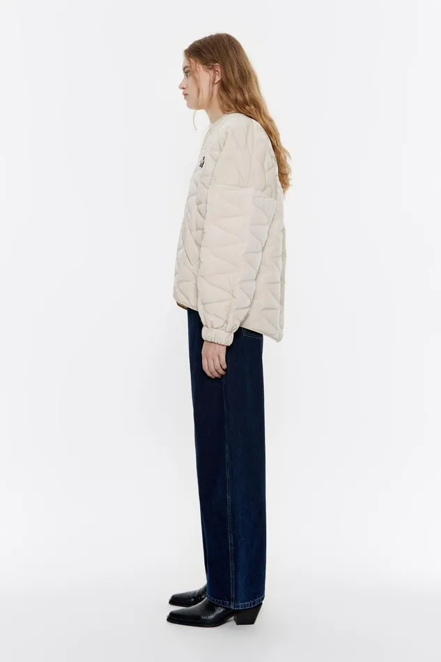 Ivory Padded Jacket Ivory Women Bimba Y Lola Coats And Trench Coats Ivory Padded Jacket Ivory Women Bimba Y Lola Coats And Trench Coats