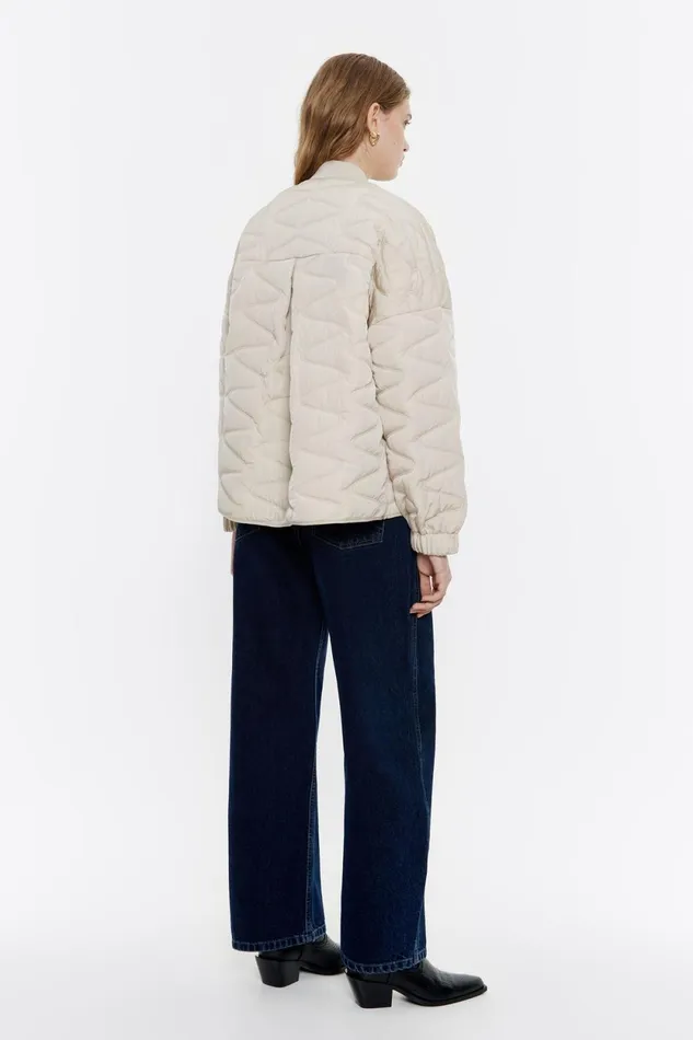 Ivory Padded Jacket Ivory Women Bimba Y Lola Coats And Trench Coats Ivory Padded Jacket Ivory Women Bimba Y Lola Coats And Trench Coats