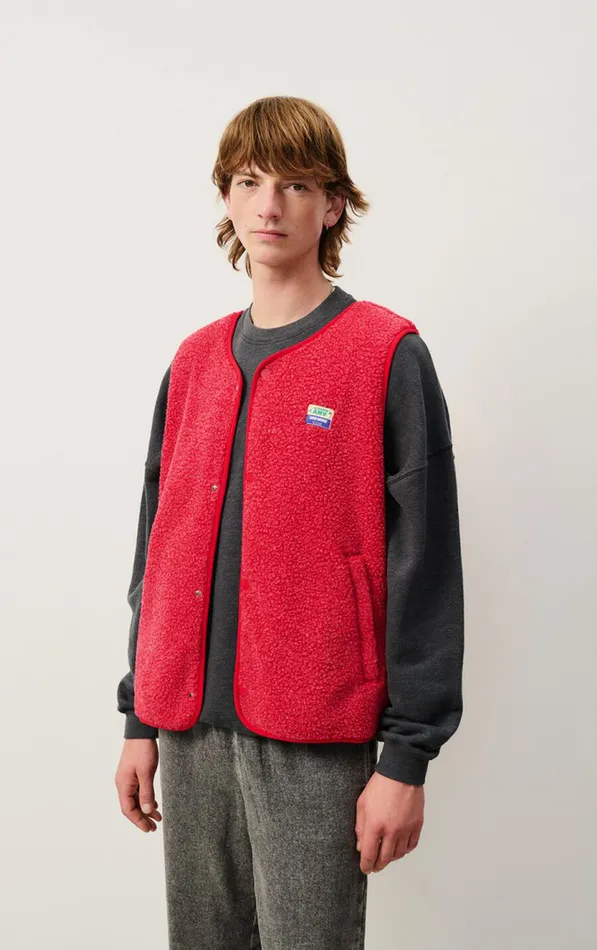 Jacket Hoktown Melange Poppy Men American Vintage Jackets and Blazers