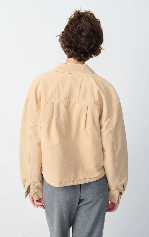 Jacket Rygybay Sand Women American Vintage Jackets and Blazers Jacket Rygybay Sand Women American Vintage Jackets and Blazers