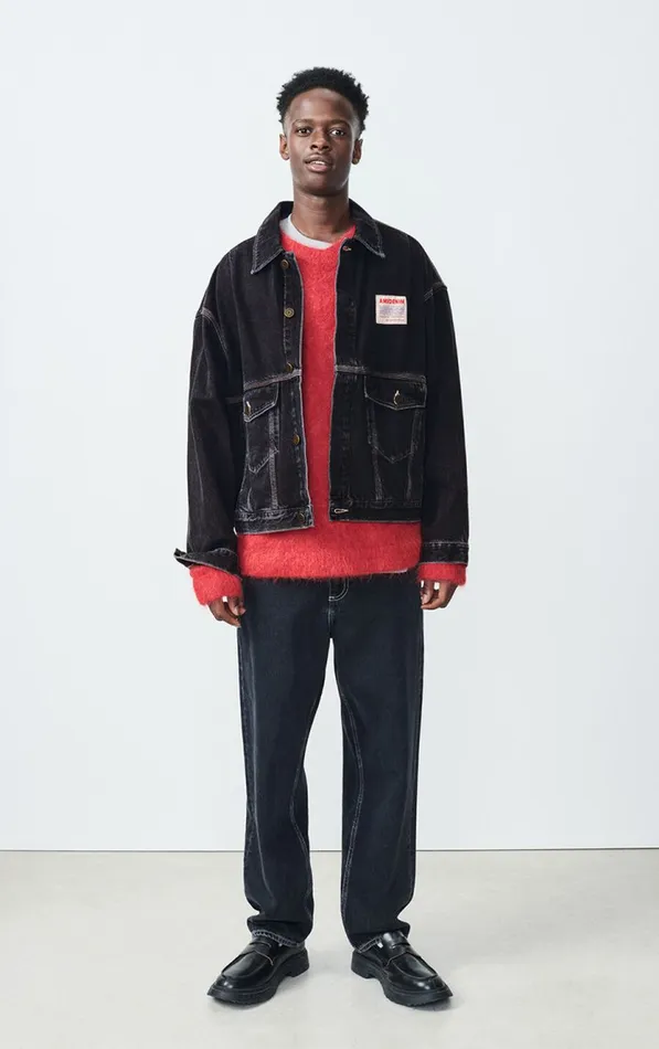 Jacket Yopday Black Vintage Men American Vintage Jackets and Blazers