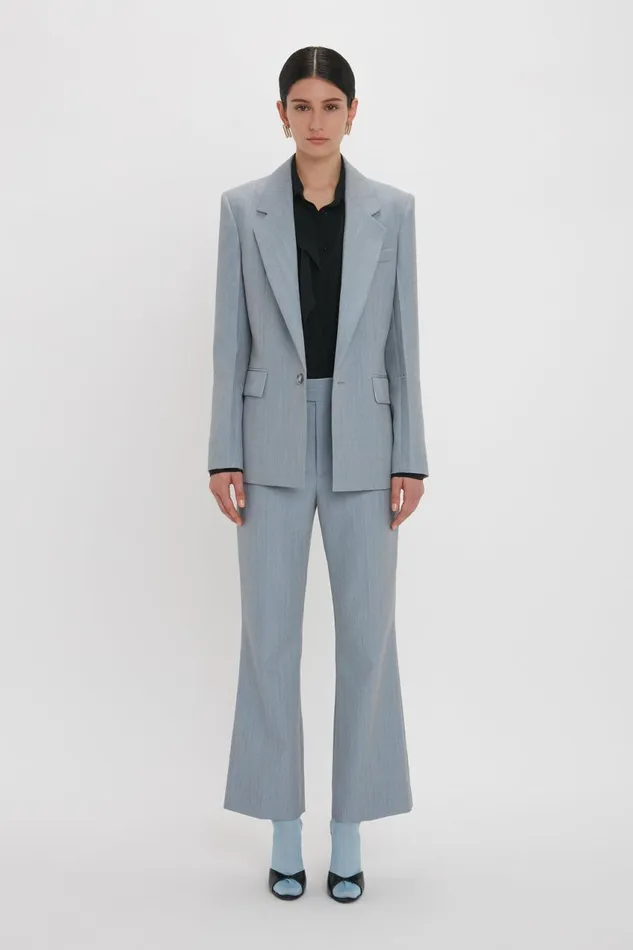 Jackets and Coats Women Victoria Beckham Exclusive Sleeve Detail Patch Pocket Jacket In Marina Jackets and Coats Women Victoria Beckham Exclusive Sleeve Detail Patch Pocket Jacket In Marina