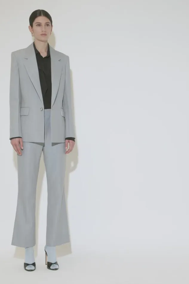 Jackets and Coats Women Victoria Beckham Exclusive Sleeve Detail Patch Pocket Jacket In Marina