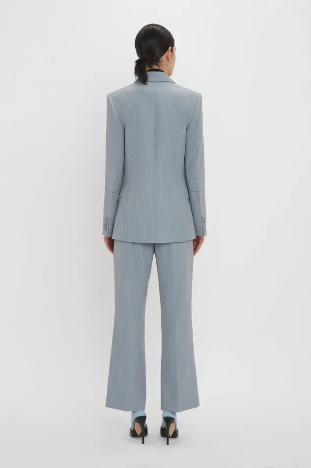 Jackets and Coats Women Victoria Beckham Exclusive Sleeve Detail Patch Pocket Jacket In Marina