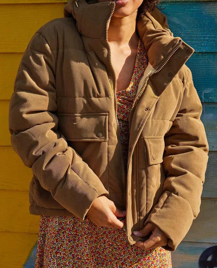 Jackets and Layers Spruce Wood Jacket Honey Brown Cord 8211 ToadandCo Women8217s