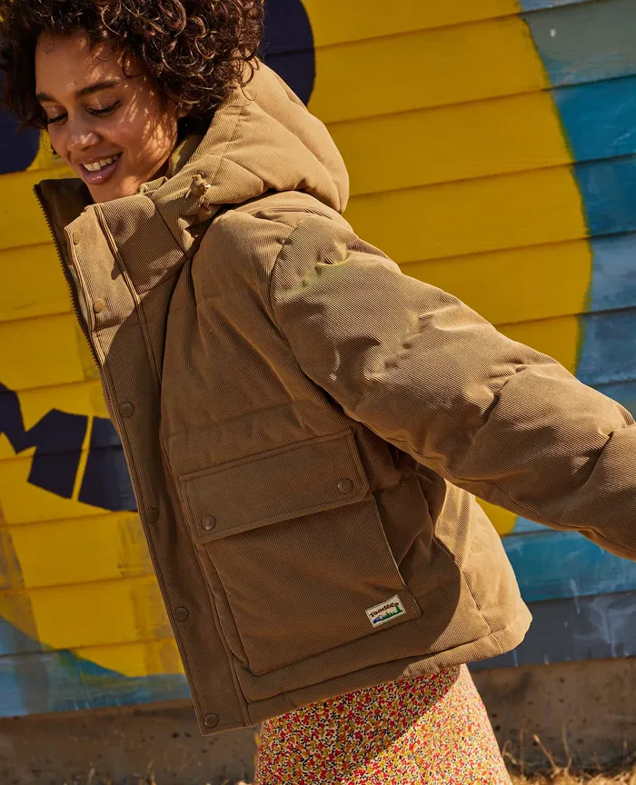 Jackets and Layers Spruce Wood Jacket Honey Brown Cord 8211 ToadandCo Women8217s