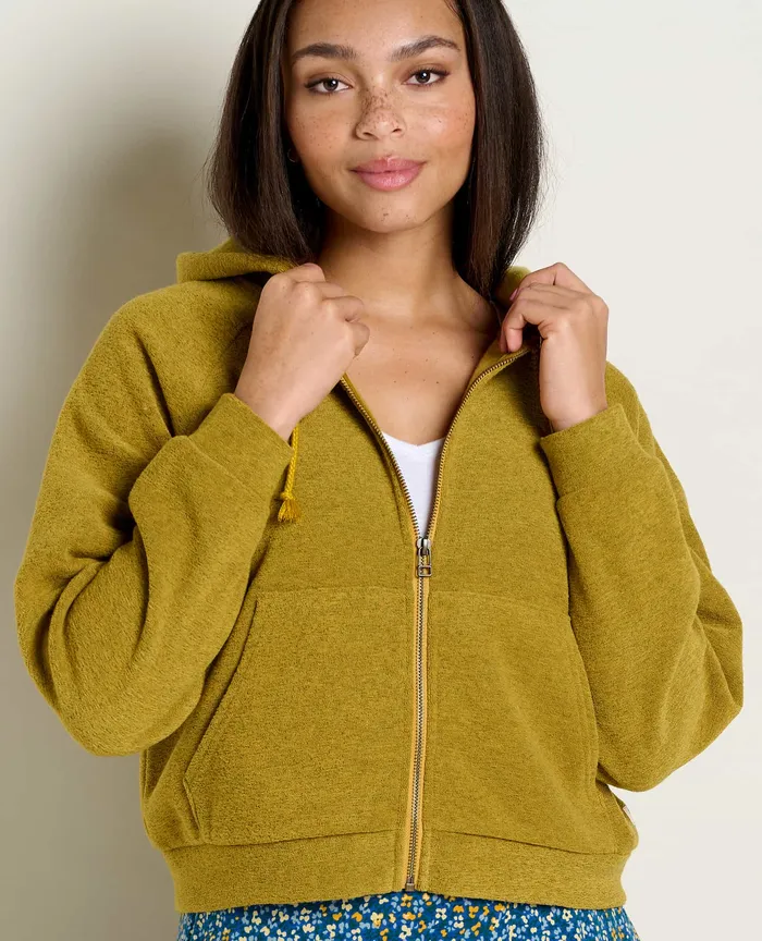 Jackets and Layers Women8217s ToadandCo Whitney Terry Zip Hoodie Pike