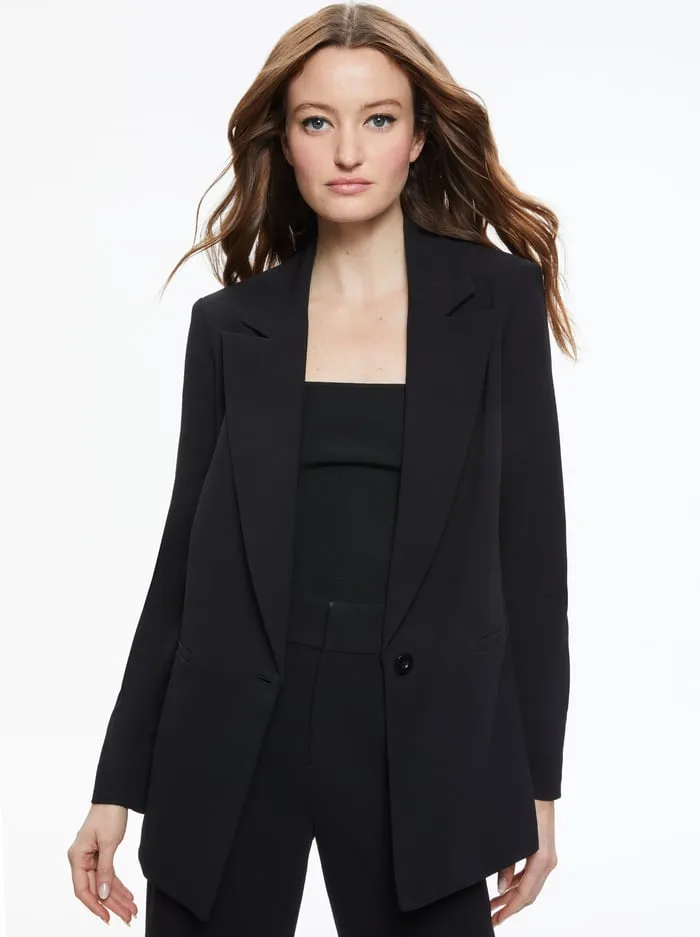 Jackets Coats Women Alice Olivia Denny Boyfriend Blazer Black