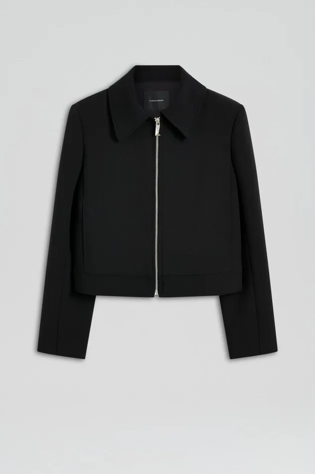 Jackets Women Scanlan Theodore CADY ZIP JACKET Black