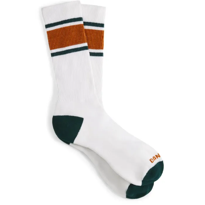 Jag Sock Lightweight Crew 8211 WhiteOrange Men Danner Socks