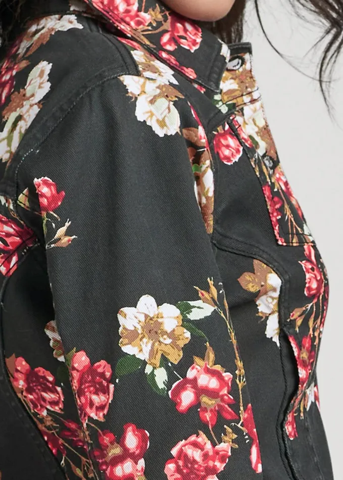 JEAN JACKET Red Multi Women VENUS Denim