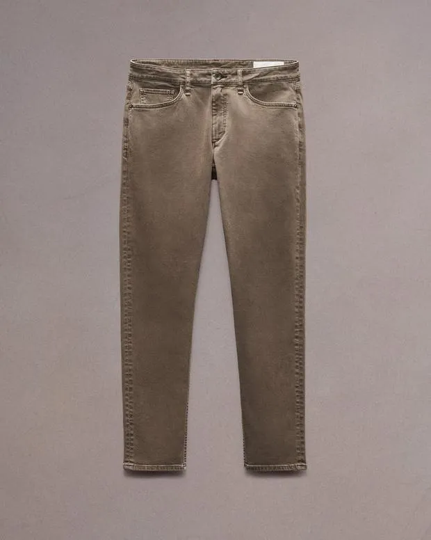 Jeans Men Rag and Bone Fit 3 Athletic Fit Jean Aero Stretch Denim Ash Brown