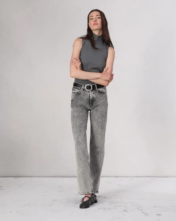 Jeans Women Rag and Bone Harlow Straight Jean Vintage Stretch Denim Hudson