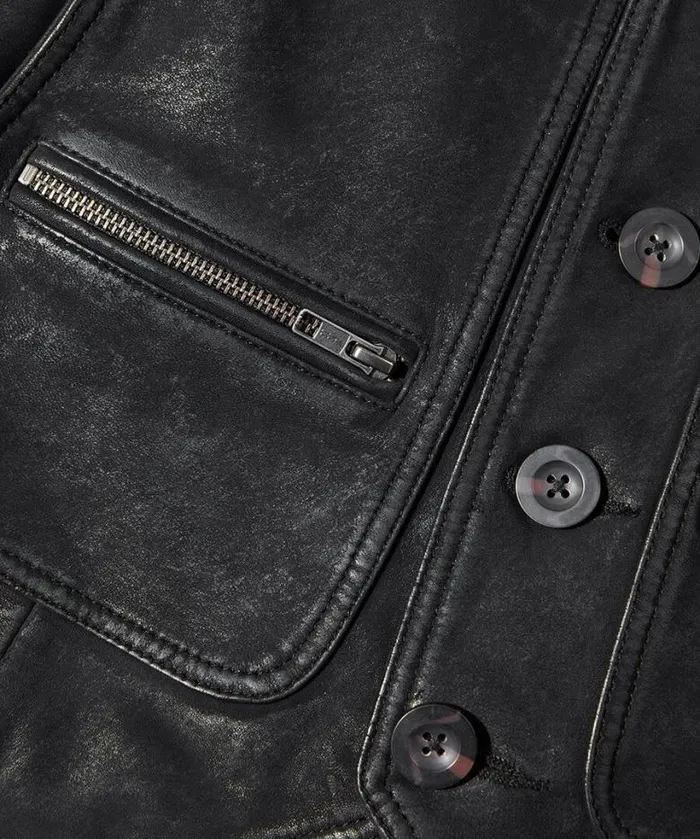 Joe Browns Coats and Jackets Men Black Leather Waistcoat Black Joe Browns Coats and Jackets Men Black Leather Waistcoat Black