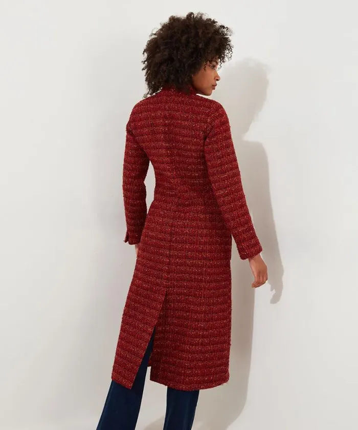Joe Browns Coats and Jackets Women Maya Tweed Maxi Coat Burnt Orange Joe Browns Coats and Jackets Women Maya Tweed Maxi Coat Burnt Orange