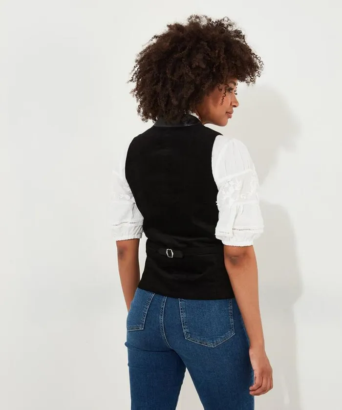 Joe Browns Coats and Jackets Women Ultimate Black Velvet Waistcoat Black Joe Browns Coats and Jackets Women Ultimate Black Velvet Waistcoat Black
