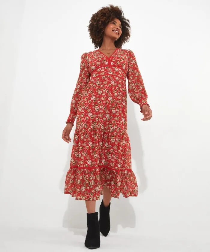 Joe Browns Dresses Women Cinnamon Spice Dress Orange
