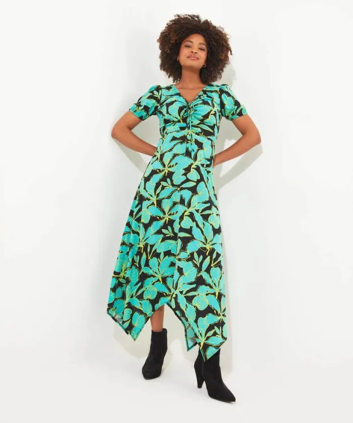 Joe Browns Dresses Women Eden Print Dress Green