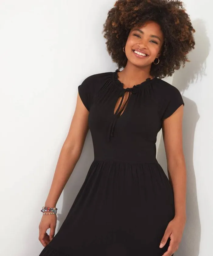 Joe Browns Dresses Women Halle Boho Jersey Dress Black Joe Browns Dresses Women Halle Boho Jersey Dress Black