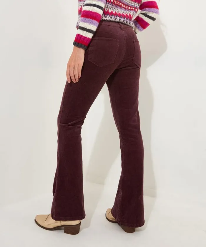 Joe Browns Jeans and Trousers Women Cosy Cabin Cord Trousers Purple Joe Browns Jeans and Trousers Women Cosy Cabin Cord Trousers Purple