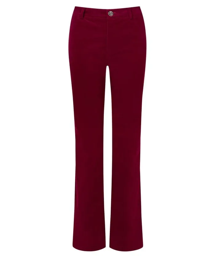 Joe Browns Jeans and Trousers Women Must Have Moleskin Trousers Berry Joe Browns Jeans and Trousers Women Must Have Moleskin Trousers Berry