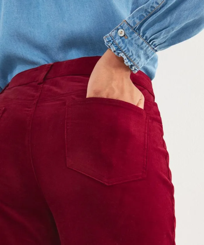Joe Browns Jeans and Trousers Women Must Have Moleskin Trousers Berry Joe Browns Jeans and Trousers Women Must Have Moleskin Trousers Berry