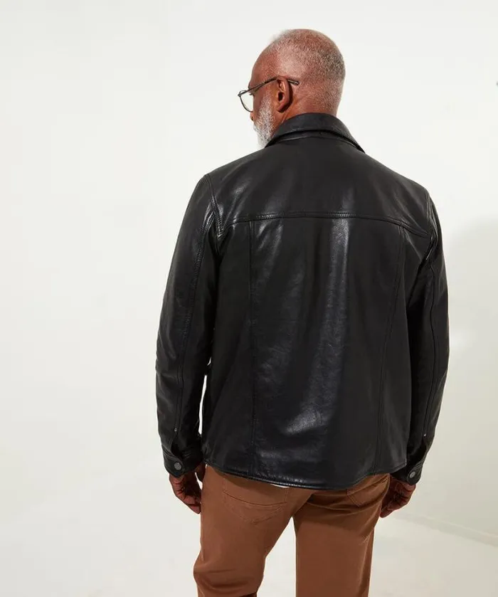Joe Browns Leather Jackets Men Style It Out Leather Jacket Black Joe Browns Leather Jackets Men Style It Out Leather Jacket Black