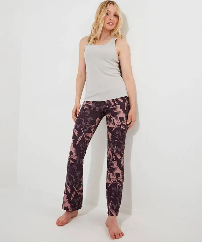 Joe Browns Loungewear and Pyjamas Women Sloe Joes Super Soft Ribbed Vest Grey Joe Browns Loungewear and Pyjamas Women Sloe Joes Super Soft Ribbed Vest Grey