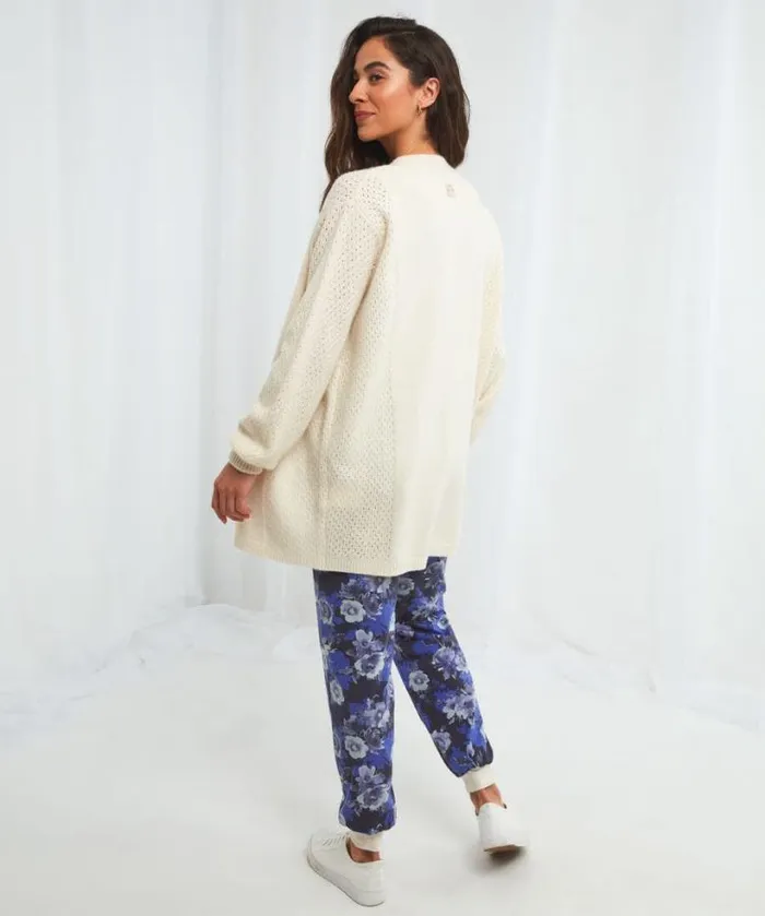 Joe Browns Loungewear and Pyjamas Women Slouch Cardigan Cream Joe Browns Loungewear and Pyjamas Women Slouch Cardigan Cream