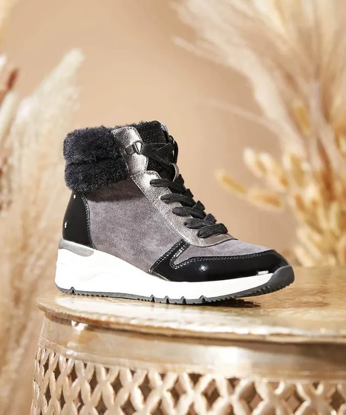 Joe Browns Pumps and Trainers Women Cosy Vibes Casual Boot Grey