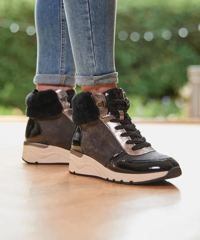 Joe Browns Pumps and Trainers Women Cosy Vibes Casual Boot Grey Joe Browns Pumps and Trainers Women Cosy Vibes Casual Boot Grey