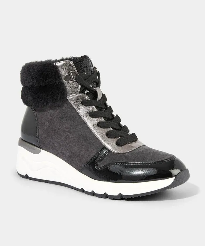 Joe Browns Pumps and Trainers Women Cosy Vibes Casual Boot Grey Joe Browns Pumps and Trainers Women Cosy Vibes Casual Boot Grey