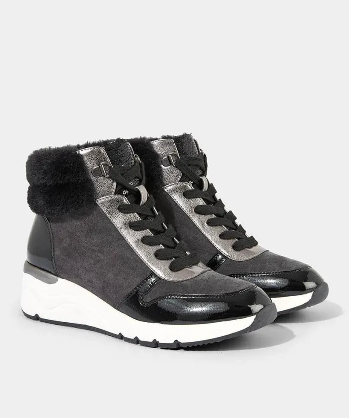 Joe Browns Pumps and Trainers Women Cosy Vibes Casual Boot Grey Joe Browns Pumps and Trainers Women Cosy Vibes Casual Boot Grey