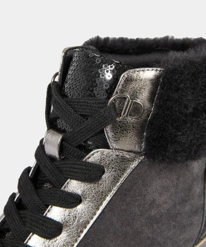 Joe Browns Pumps and Trainers Women Cosy Vibes Casual Boot Grey Joe Browns Pumps and Trainers Women Cosy Vibes Casual Boot Grey