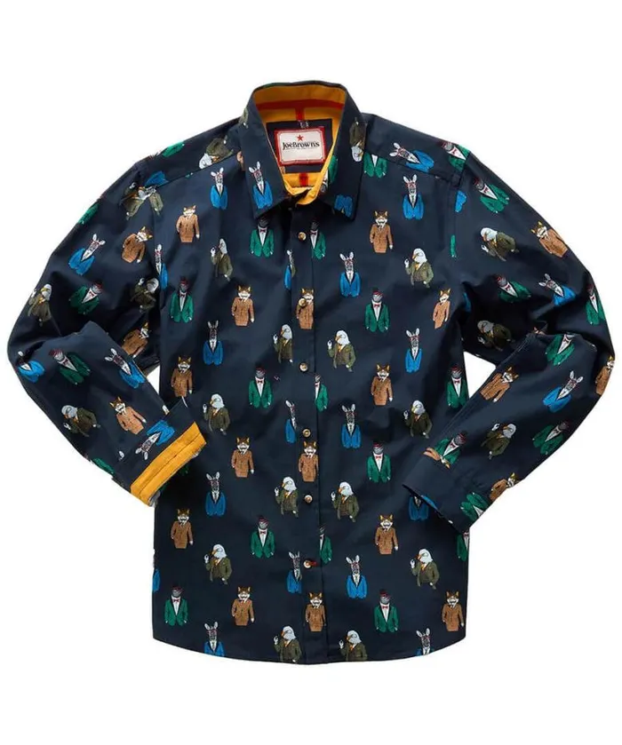 Joe Browns Shirts Men Suited Up Shirt Navy Joe Browns Shirts Men Suited Up Shirt Navy