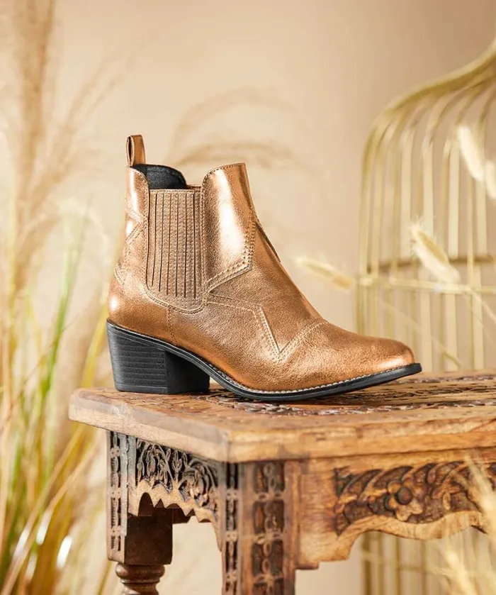 Joe Browns Shoes Sandals and Boots Women Star Gazer Western Boots Bronze