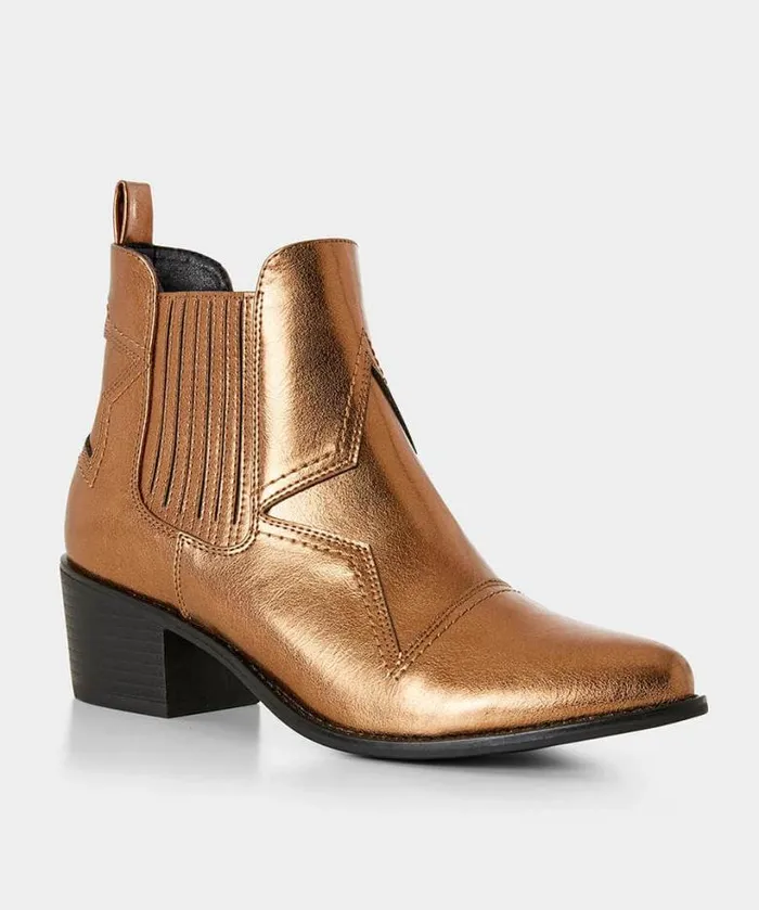 Joe Browns Shoes Sandals and Boots Women Star Gazer Western Boots Bronze Joe Browns Shoes Sandals and Boots Women Star Gazer Western Boots Bronze