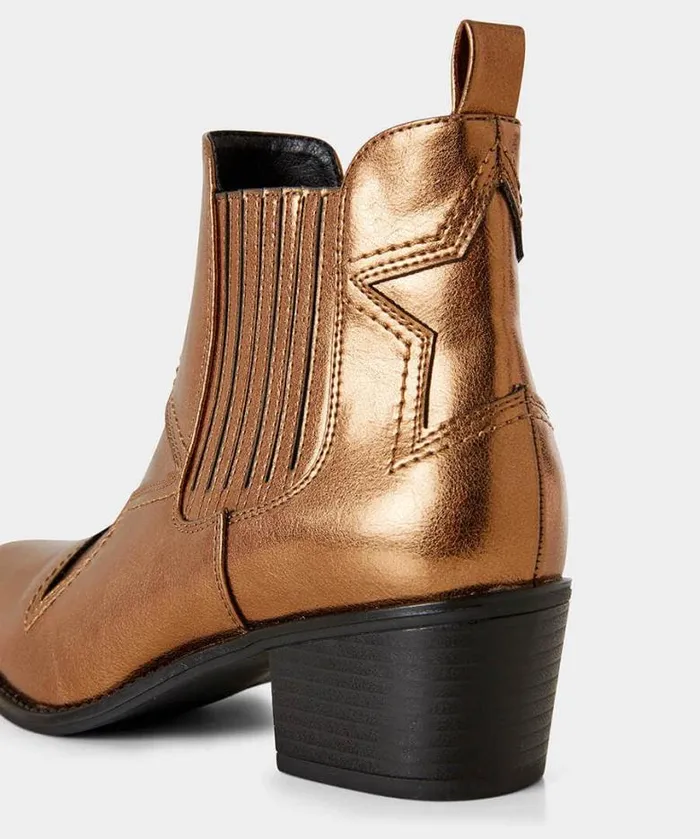 Joe Browns Shoes Sandals and Boots Women Star Gazer Western Boots Bronze Joe Browns Shoes Sandals and Boots Women Star Gazer Western Boots Bronze